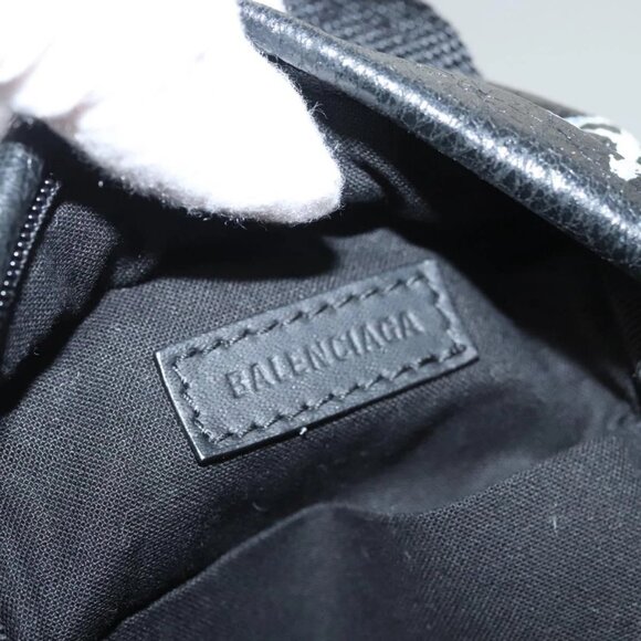 BALENCIAGA Graffiti Explorer Mini Shoulder Bag Bag Black - Picture 11 of 16